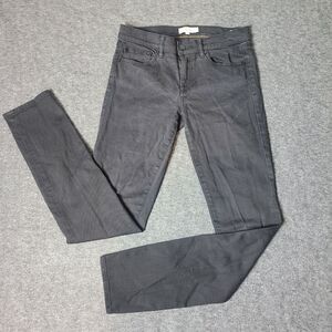 Tory Burch Super Skinny Womens Black Jeans Size 29 Embroidered Logo Packet